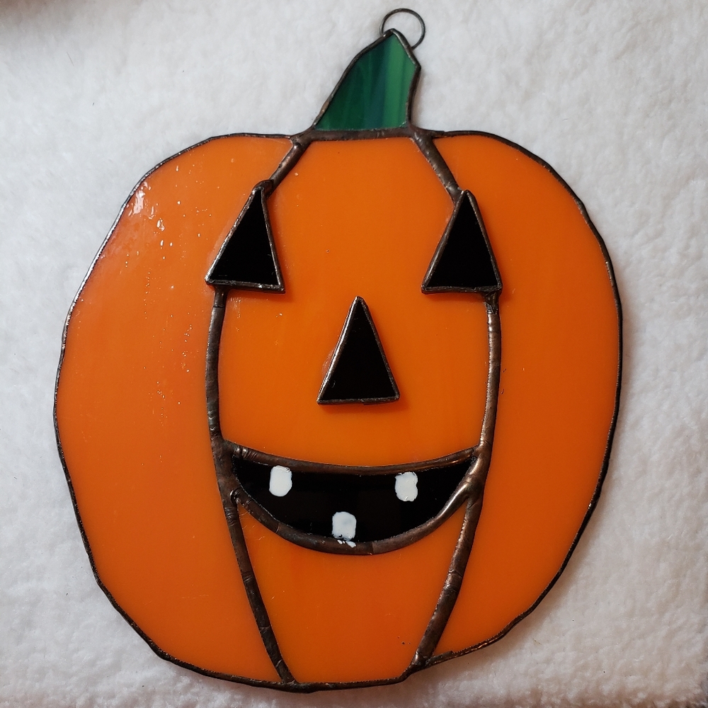 Stained Glass Pumpkin